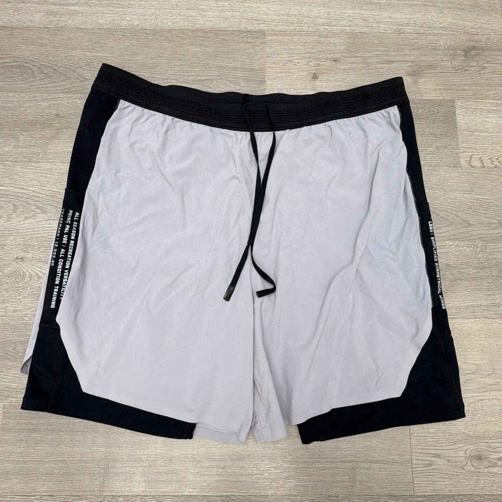 ASRV‎ Aerotex Hybrid Liner Shorts Men's XL Gray 5" DSG-0953 Drawstring
